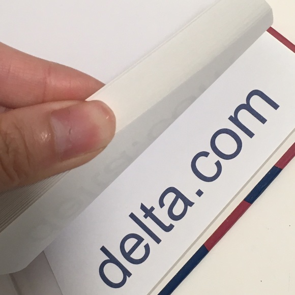 brand new delta.com Airline blank notebook writing Paper notes journaling Write - Picture 3 of 3